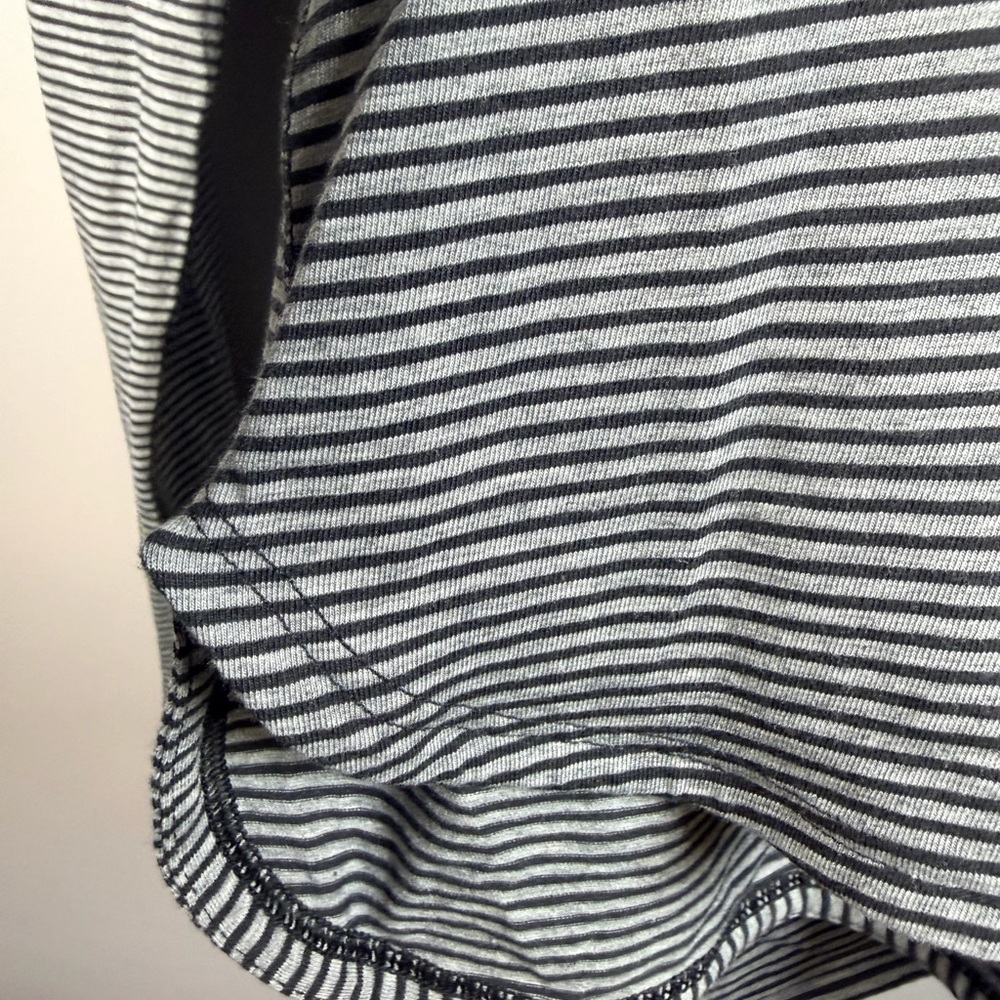 lululemon athletica Black and White Striped Long Sleeve Tee circadian 8 - Picture 6 of 11